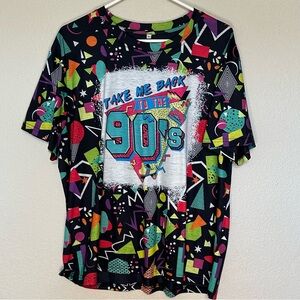 Retro 90s T-Shirt - Multicolor Women’s Size XL